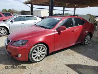 2007 Lexus IS 250 with VIN JTHCK262772012588, listed as a Copart auction lot 50520935 with 168,175 mi miles and Salvage Title. Bid and sale history available at carsss.com. Image 1.