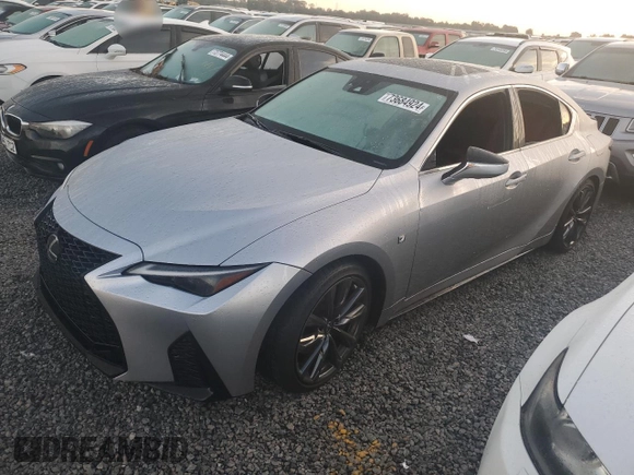 2024 Lexus IS 350 F Sport with VIN JTHGZ1B2XR5073688, listed as a Copart auction lot 73684924 with Not provided miles and Salvage title. Bid and sale history available at DreamBid. Image 1.