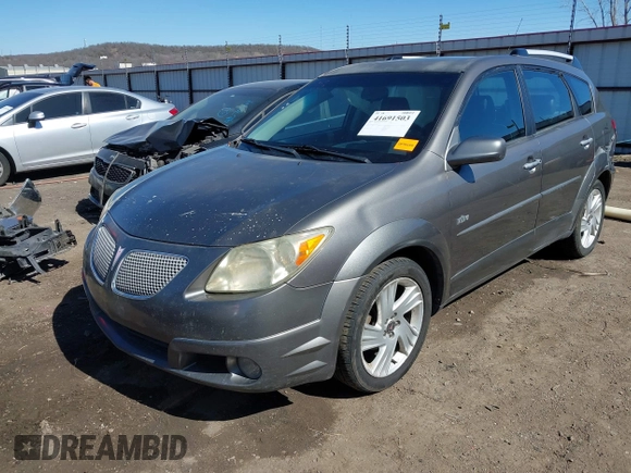 2005 Pontiac Vibe with VIN 5Y2SL66845Z466520, listed as a IAAI auction lot 41691503 with 244,810 mi miles. Bid and sale history available at carsss.com. Image 17.