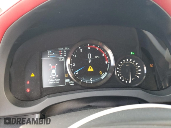 2020 Lexus RC with VIN JTHYP5BC8L5007450, listed as a Copart auction lot 78236904 with 14,578 mi miles and Salvage title. Bid and sale history available at DreamBid. Image 9.