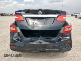 2017 Nissan Sentra S with VIN 3N1AB7AP6HY384390, listed as a Copart auction lot 58981285 with 97,286 mi miles and Salvage title. Bid and sale history available at DreamBid. Image 6.