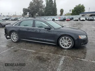 2015 Audi A8 L 4.0T with VIN WAU32AFD3FN004897, listed as a Copart auction lot 43602063 with 53,271 mi miles. Bid and sale history available at carsss.com. Image 4.