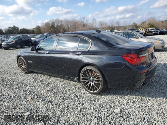 2015 BMW 7 Series 750Li with VIN WBAYE8C58FD782122, listed as a Copart auction lot 86204934 with 139,052 mi miles and Salvage Title. Bid and sale history available at carsss.com. Image 2.