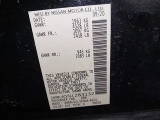 2020 Nissan Altima 2.5 SR with VIN 1N4BL4CV5LC283132, listed as a IAAI auction lot 41688629 with 89,089 mi miles. Bid and sale history available at carsss.com. Image 9.