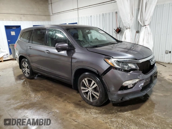 2016 Honda Pilot EX-L with VIN 5FNYF6H59GB063646, listed as a Copart auction lot 53477215 with 105,519 mi miles and Salvage Title. Bid and sale history available at carsss.com. Image 4.