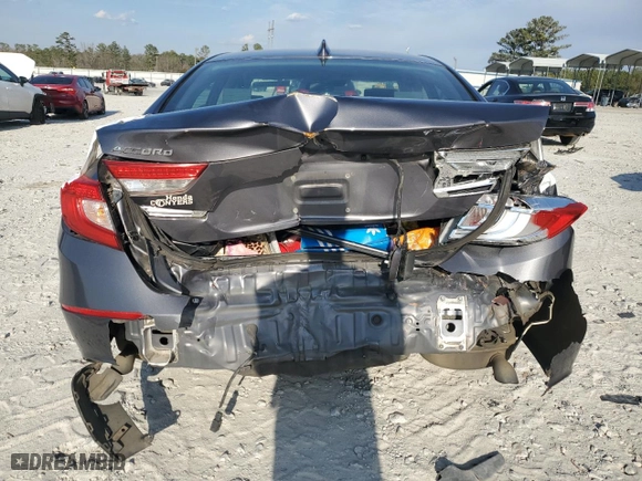 2019 Honda Accord Sedan LX 1.5T with VIN 1HGCV1F10KA083528, listed as a Copart auction lot 47186765 with 164,966 mi miles and Salvage Title. Bid and sale history available at carsss.com. Image 6.