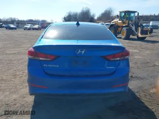 2017 Hyundai Elantra SE with VIN KMHD84LF6HU144900, listed as a IAAI auction lot 41632332 with 122,583 mi miles. Bid and sale history available at carsss.com. Image 16.