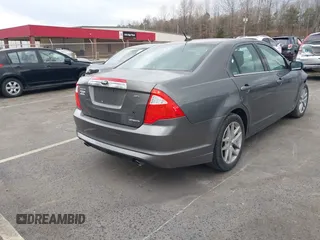 2012 Ford Fusion SEL with VIN 3FAHP0JG5CR275657, listed as a IAAI auction lot 41853331 with 188,225 mi miles. Bid and sale history available at carsss.com. Image 4.