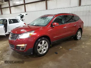 2014 Chevrolet Traverse LTZ z VIN 1GNKRJKD2EJ317727, wystawiony jako Copart lot #53139555 z przebiegiem 188 824 mil mil oraz Czysty tytuł • Clean title. Historia ofert i sprzedaży dostępna na DreamBid. Obrazek 1.