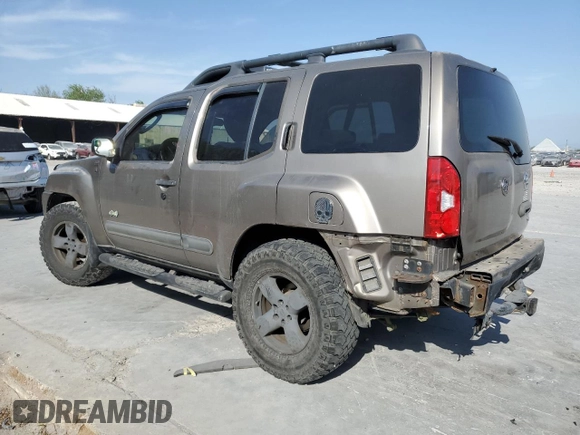 2005 Nissan Xterra S with VIN 5N1AN08W85C605450, listed as a Copart auction lot 48674235 with Not Provided miles and Salvage Title. Bid and sale history available at DreamBid. Image 2.