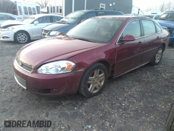 2010 Chevrolet Impala LT with VIN 2G1WB5EKXA1182607, listed as a IAAI auction lot 29087898 with 237,491 mi miles and . Bid and sale history available at DreamBid. Image 2.