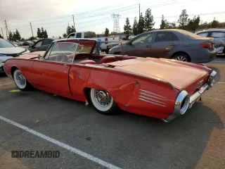 1961 Ford Thunderbird with VIN 1Y73Z116153, listed as a Copart auction lot 70746614 with 83,218 mi miles and Salvage Title. Bid and sale history available at DreamBid. Image 2.