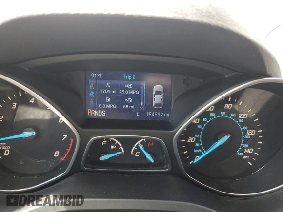 2014 Ford Escape SE с VIN 1FMCU9GXXEUA85871, выставлен на аукционе Copart как лот 62759695 с пробегом 184 692 миль миль и Чистый • Clean title. История ставок и продаж доступна на DreamBid. Изображение 9.