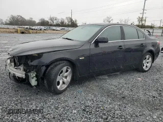 2006 BMW 5 Series 525i with VIN WBANE53596CK83014, listed as a Copart auction lot 89121615 with 118,855 mi miles and Salvage Title. Bid and sale history available at DreamBid. Image 1.