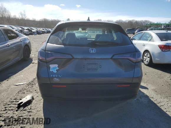 2024 Honda HR-V LX with VIN 3CZRZ2H38RM733425, listed as a Copart auction lot 45889935 with 40,793 mi miles and Salvage title. Bid and sale history available at DreamBid. Image 6.