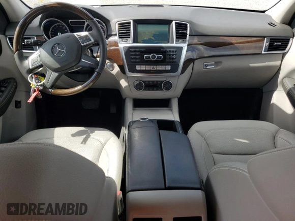 2015 Mercedes-Benz M ML 350 with VIN 4JGDA5JB7FA527043, listed as a Copart auction lot 55034065 with 90,473 mi miles and Salvage Title. Bid and sale history available at carsss.com. Image 8.