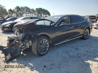 2020 Lexus LS with VIN JTHD51FF8L5012343, listed as a Copart auction lot 75260924 with 26,227 mi miles and Salvage Title. Bid and sale history available at carsss.com. Image 1.