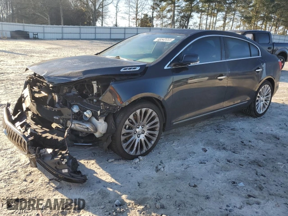 2015 Buick LaCrosse Premium II with VIN 1G4GF5G39FF144853, listed as a Copart auction lot 46542055 with 80,938 mi miles and Salvage Title. Bid and sale history available at DreamBid. Image 1.