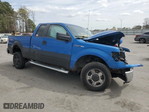 2010 Ford F-150 XL with VIN 1FTEX1E88AFD60038, listed as a Copart auction lot 49773115 with 105,461 mi miles and Salvage title. Bid and sale history available at DreamBid. Image 4.