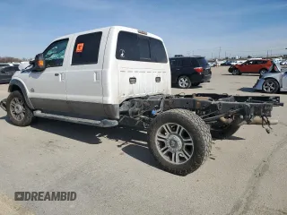 2015 Ford F-350 Platinum with VIN 1FT8W3BT7FEB84326, listed as a Copart auction lot 48031485 with 232,118 mi miles and Salvage Title. Bid and sale history available at DreamBid. Image 2.