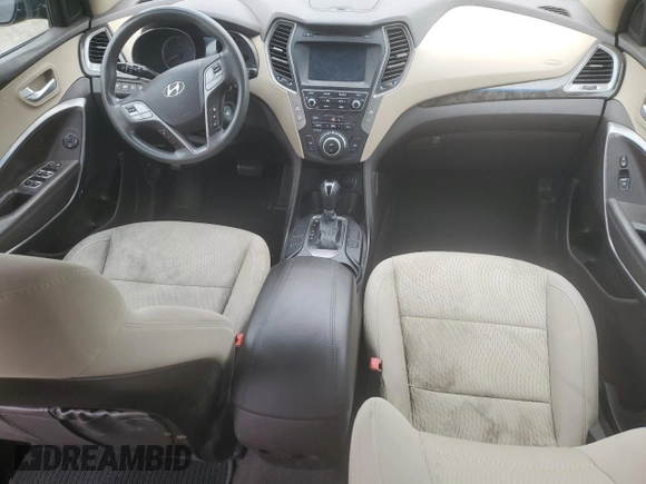 2017 Hyundai Santa Fe 2.4L with VIN 5NMZUDLB1HH028028, listed as a Copart auction lot 64431895 with Not provided miles and Salvage title. Bid and sale history available at DreamBid. Image 8.