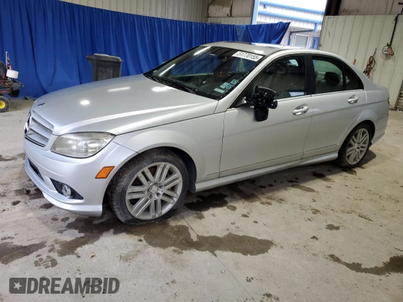 2008 Mercedes-Benz C 300 Sport with VIN WDDGF54X78F044691, listed as a Copart auction lot 51770155 with 67,478 mi miles and Salvage title. Bid and sale history available at DreamBid. Image 1.