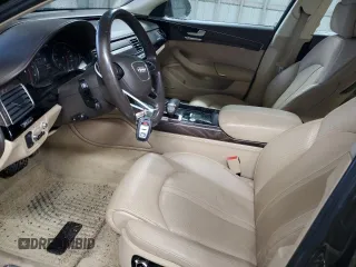2015 Audi A8 L 4.0T with VIN WAU32AFD0FN032818, listed as a Copart auction lot 43286465 with 125,798 mi miles and Salvage Title. Bid and sale history available at carsss.com. Image 7.