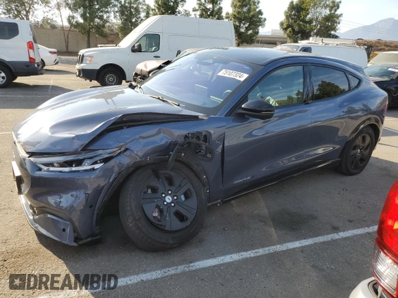 2021 Ford Mustang Mach-E California Route 1 with VIN 3FMTK2R74MMA17577, listed as a Copart auction lot 75107324 with 54,101 mi miles and Salvage Title. Bid and sale history available at DreamBid. Image 1.