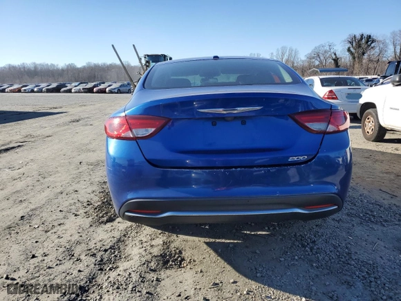 2015 Chrysler 200 Limited with VIN 1C3CCCAB8FN701942, listed as a Copart auction lot 88007405 with 245,338 mi miles and Salvage Title. Bid and sale history available at carsss.com. Image 6.
