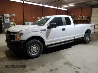 2019 Ford F-150 XL with VIN 1FTEX1E50KKE57572, listed as a Copart auction lot 47864635 with 62,044 mi miles and Salvage title. Bid and sale history available at DreamBid. Image 1.