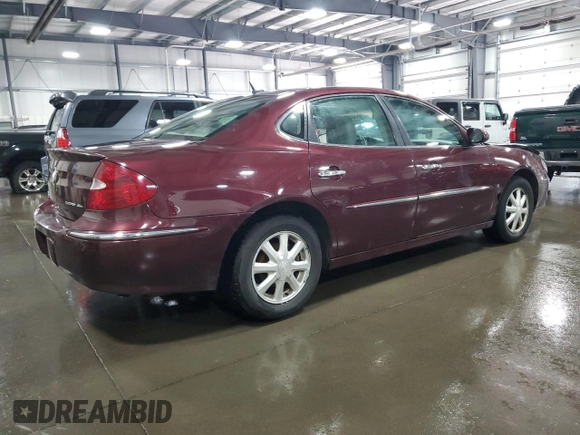 2006 Buick LaCrosse CXL with VIN 2G4WD582761260552, listed as a Copart auction lot 50617855 with 188,259 mi miles and Salvage Title. Bid and sale history available at carsss.com. Image 3.