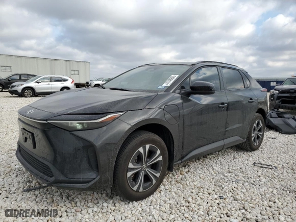 2024 Toyota bZ4X XLE with VIN JTMAAAAA9RA031740, listed as a Copart auction lot 44140945 with 12,441 mi miles and Salvage Title. Bid and sale history available at carsss.com. Image 1.