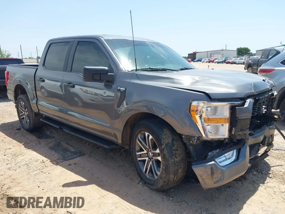 2021 Ford F-150 XL with VIN 1FTEW1CP2MKF04739, listed as a IAAI auction lot 42264990 with 87,711 mi miles and . Bid and sale history available at DreamBid. Image 1.