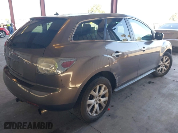2007 Mazda CX-7 Grand Touring with VIN JM3ER29L870115788, listed as a IAAI auction lot 42154176 with 1 mi miles. Bid and sale history available at carsss.com. Image 4.