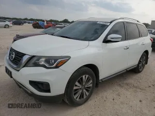 2017 Nissan Pathfinder S with VIN 5N1DR2MM2HC632312, listed as a Copart auction lot 53745965 with 160,305 mi miles and Clean Title. Bid and sale history available at carsss.com. Image 1.