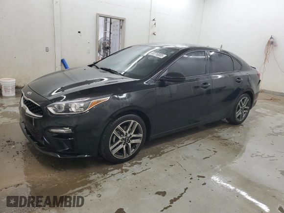 2019 Kia Forte S with VIN 3KPF34AD6KE016370, listed as a Copart auction lot 53710005 with 118,012 mi miles and Salvage Title. Bid and sale history available at carsss.com. Image 1.