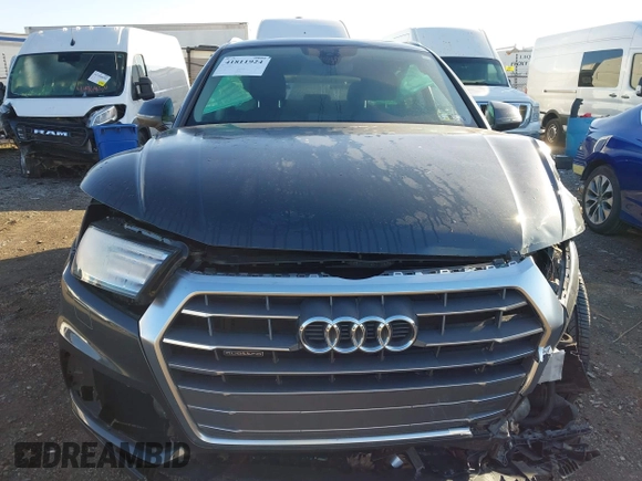 2018 Audi Q5 Premium with VIN WA1ANAFY0J2005269, listed as a IAAI auction lot 41811924 with 63,227 mi miles. Bid and sale history available at carsss.com. Image 12.
