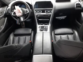 2020 BMW 8 Series M850i with VIN WBAGV8C09LCE58018, listed as a Copart auction lot 75584913 with 0 mi miles. Bid and sale history available at carsss.com. Image 8.