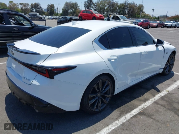 2024 Lexus IS 300 with VIN JTHBA1D2XR5131510, listed as a IAAI auction lot 42607201 with 10,580 mi miles and . Bid and sale history available at DreamBid. Image 4.
