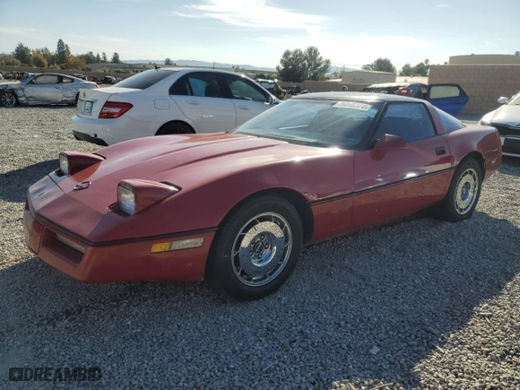1984 Chevrolet Corvette with VIN 1G1AY0781E5145267, listed as a Copart auction lot 76045174 with 106,335 mi miles and Clean Title. Bid and sale history available at carsss.com. Image 1.