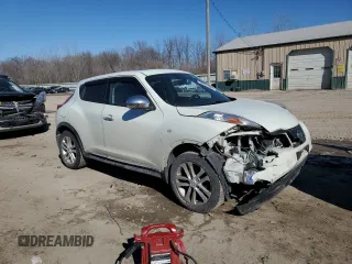 2012 Nissan Juke SL with VIN JN8AF5MR0CT112930, listed as a Copart auction lot 46270585 with 148,710 mi miles and Salvage Title. Bid and sale history available at DreamBid. Image 4.