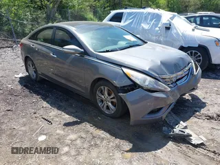 2012 Hyundai Sonata 2.4L Limited PZEV with VIN 5NPEC4ACXCH381439, listed as a IAAI auction lot 41996526 with 215,920 mi miles. Bid and sale history available at carsss.com. Image 1.