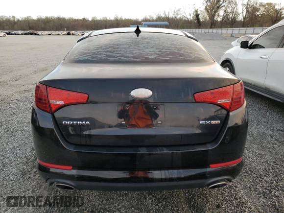 2013 Kia Optima EX with VIN 5XXGN4A73DG235614, listed as a Copart auction lot 50765115 with 175,775 mi miles and Clean Title. Bid and sale history available at carsss.com. Image 6.