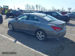 2015 Mercedes-Benz CLA-Class CLA 250 with VIN WDDSJ4EB1FN171705, listed as a IAAI auction lot 41649857 with 112,591 mi miles. Bid and sale history available at carsss.com. Image 3.
