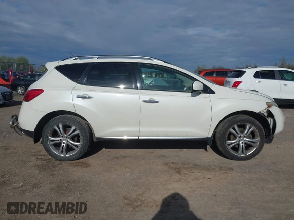 2009 Nissan Murano SL with VIN JN8AZ18W59W120710, listed as a IAAI auction lot 42156370 with 91,844 mi miles and . Bid and sale history available at DreamBid. Image 14.