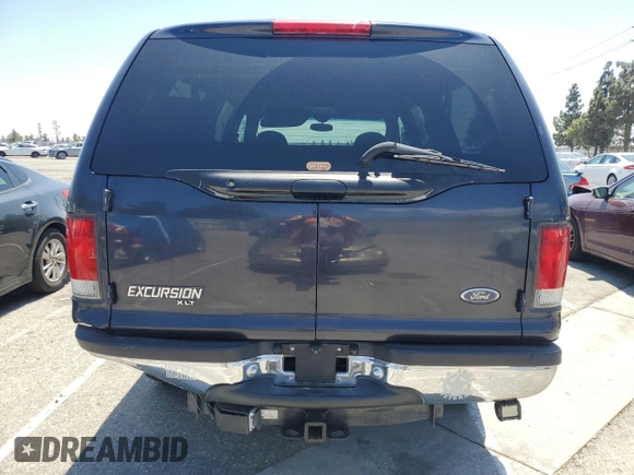 2000 Ford Excursion XLT с VIN 1FMNU41SXYED24195, выставлен на аукционе Copart как лот 54952835 с пробегом 161 938 миль миль и Списание • Salvage title. История ставок и продаж доступна на DreamBid. Изображение 6.