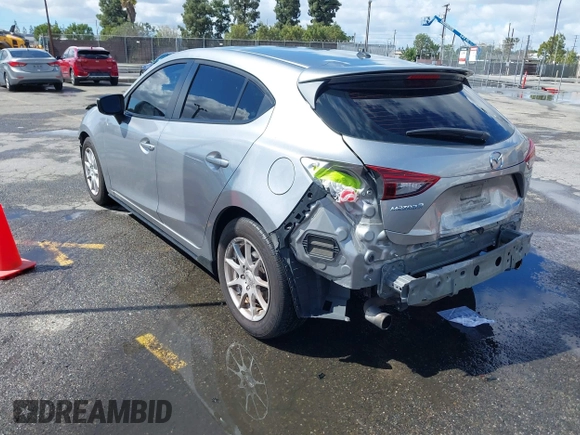 2015 Mazda 3 i Sport with VIN JM1BM1K76F1244820, listed as a IAAI auction lot 41782066 with 130,325 mi miles and . Bid and sale history available at DreamBid. Image 3.