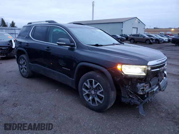2021 GMC Acadia SLE with VIN 1GKKNRLSXMZ137772, listed as a Copart auction lot 85474484 with 44,932 mi miles and Salvage Title. Bid and sale history available at carsss.com. Image 4.