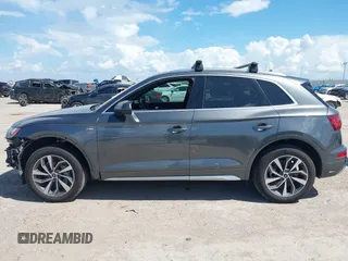 2022 Audi Q5 S line Premium Plus with VIN WA1EAAFY2N2072698, listed as a IAAI auction lot 42607942 with 42,796 mi miles and . Bid and sale history available at DreamBid. Image 15.