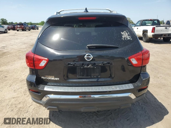 2020 Nissan Pathfinder S with VIN 5N1DR2AN3LC599553, listed as a Copart auction lot 57048435 with 71,541 mi miles and Salvage title. Bid and sale history available at DreamBid. Image 6.